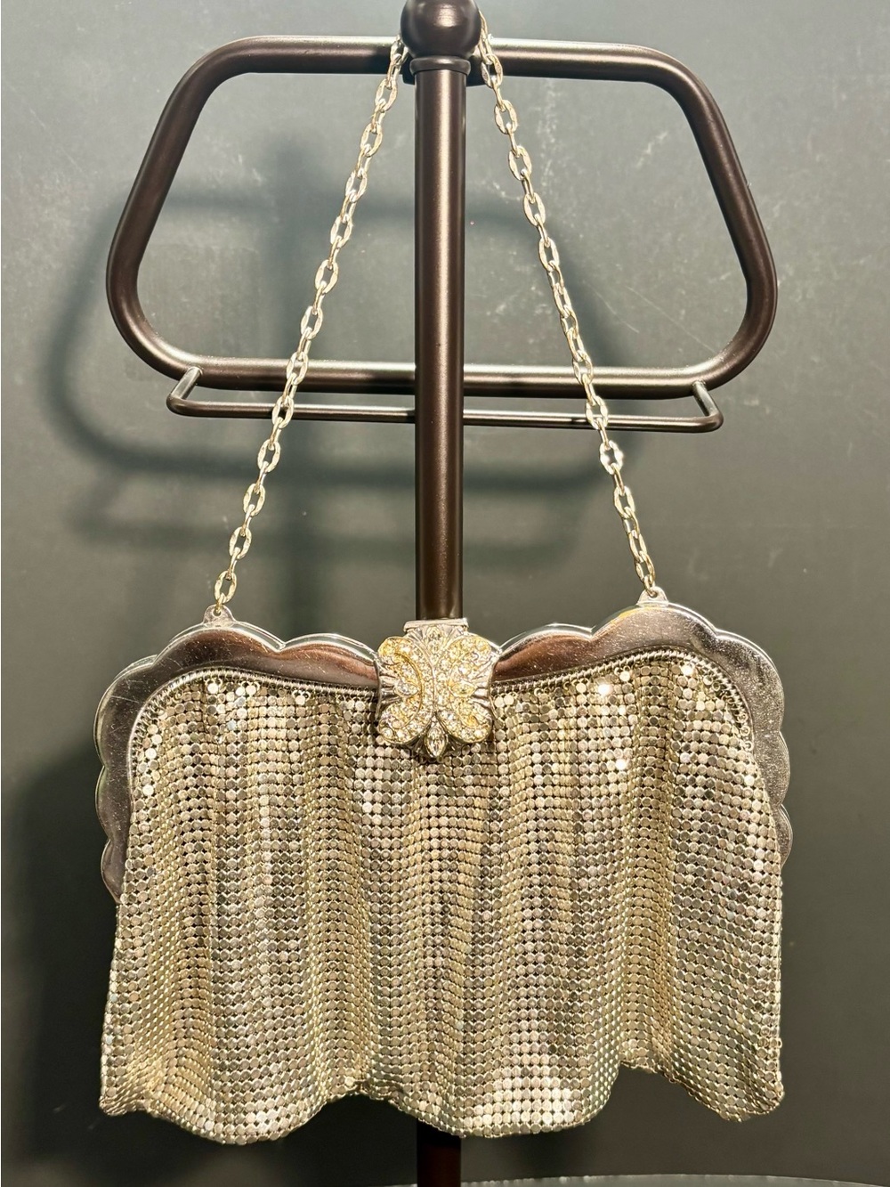 Vintage Whiting & Davis Metal Mesh Evening Bag